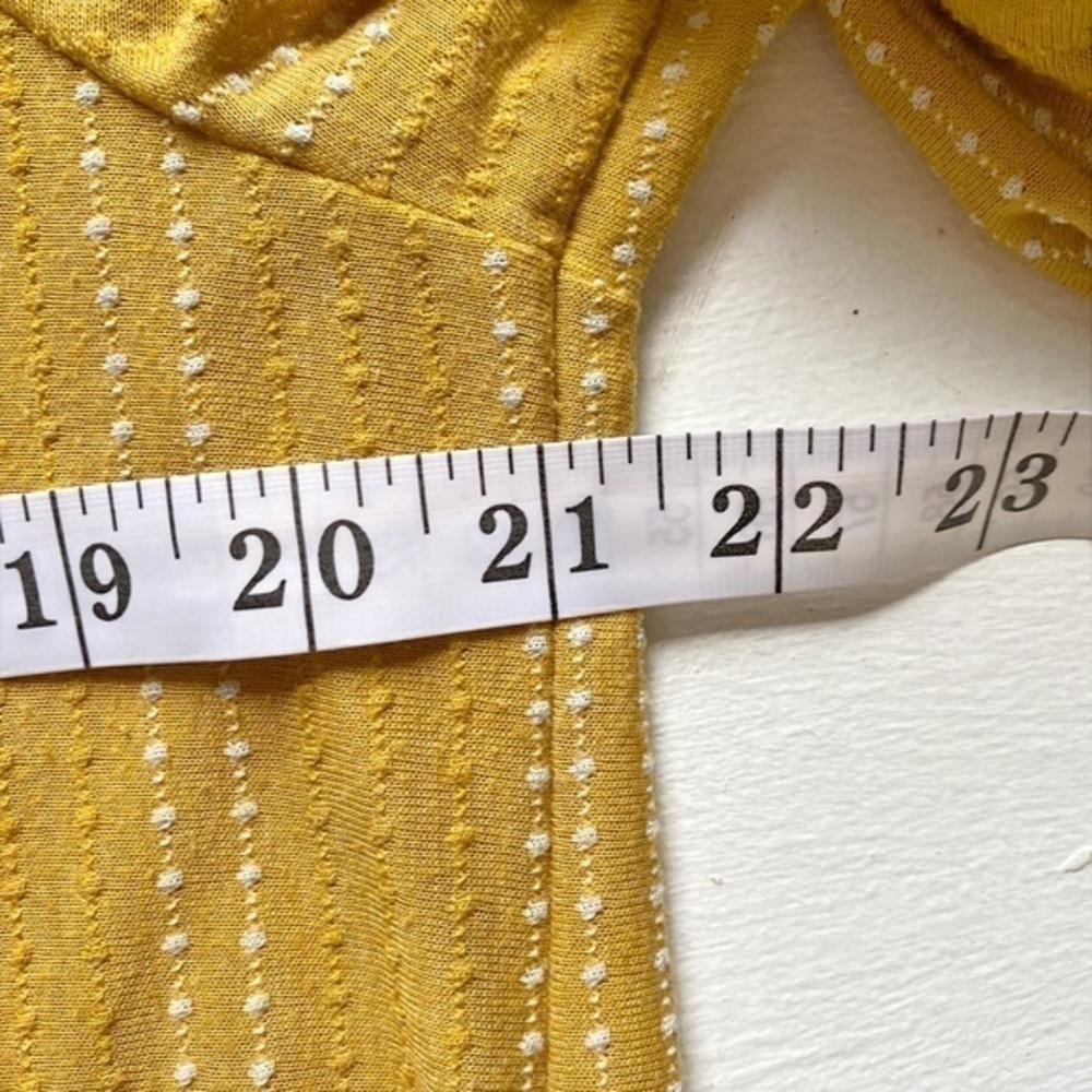 W5 ANTHROPOLOGIE dotted ruffle‎ sleeves top - Picture 5 of 10